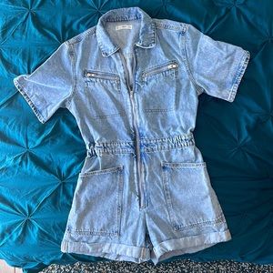 Mango Denim Romper